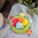 Badekescher Frosch