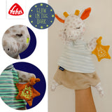 Schmusetuch-Handpuppe Giraffe