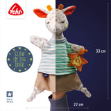 Schmusetuch-Handpuppe Giraffe