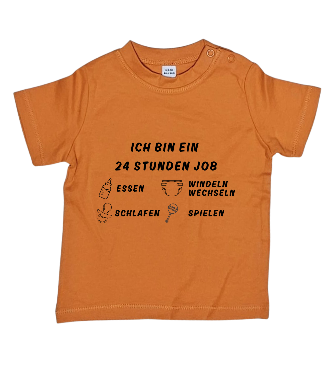 Baby T-Shirt, Ich bin ein 24h Job
