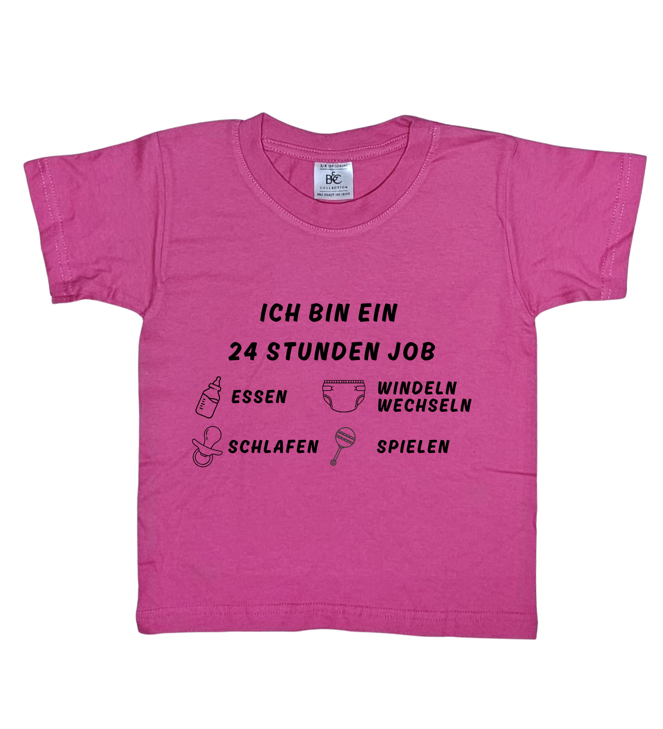 Kinder T-Shirt, Ich bin ein 24h Job