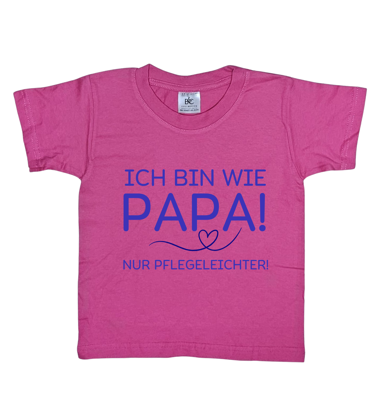 Kinder T-Shirt, Ich bin wie Papa, nur Pflegeleichter