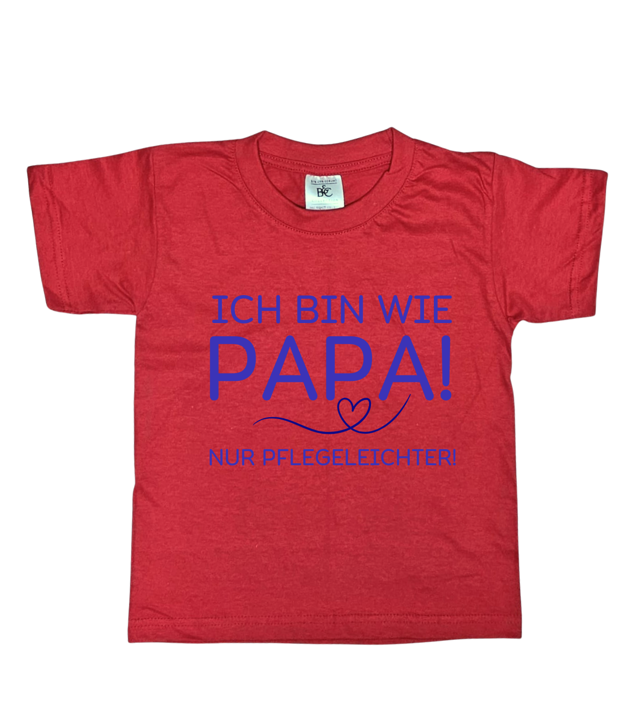 Kinder T-Shirt, Ich bin wie Papa, nur Pflegeleichter