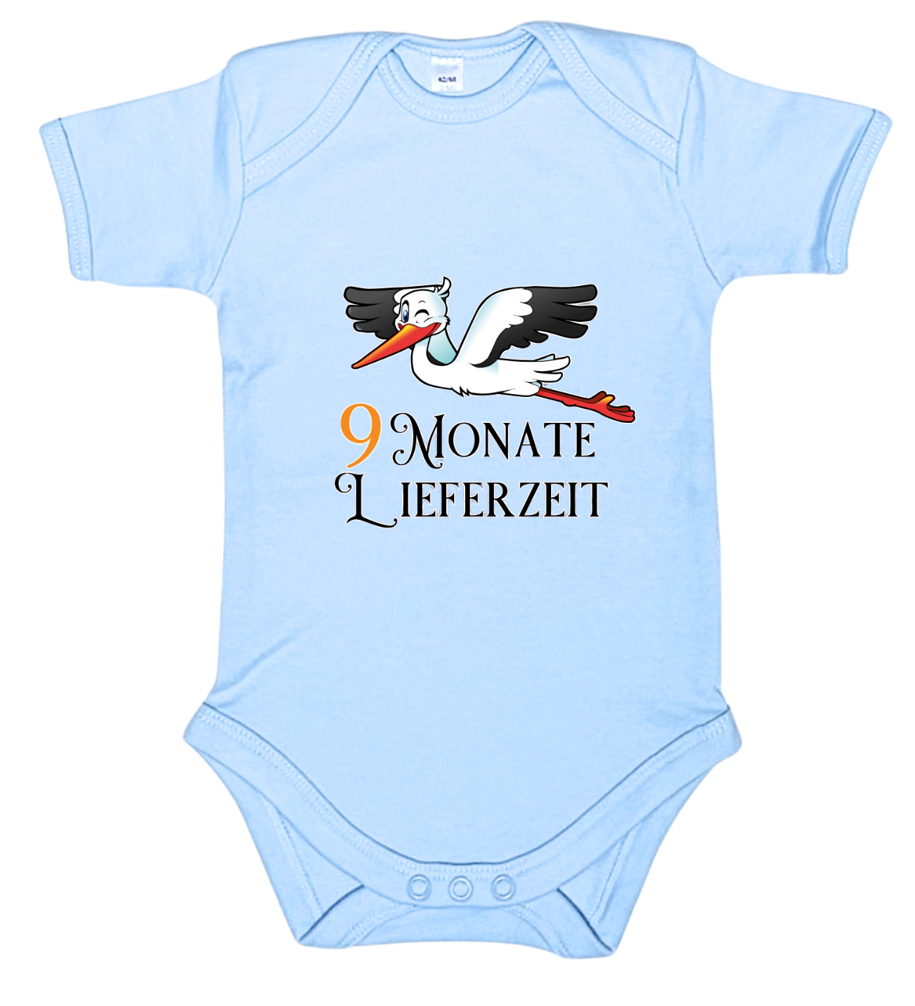 Baby-Body kurzarm, 9 Monate Lieferzeit