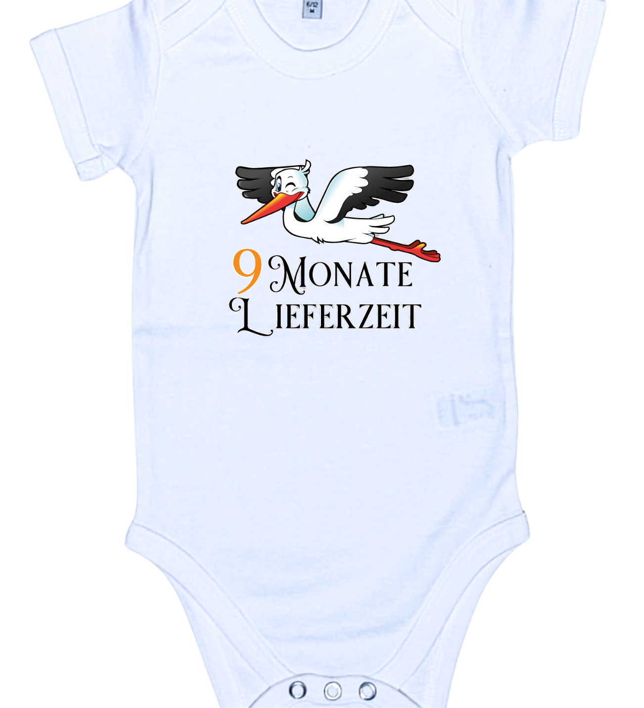 Baby-Body kurzarm, 9 Monate Lieferzeit