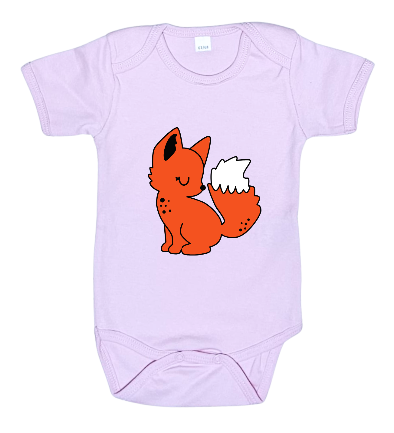 Baby-Body kurzarm, Fuchs
