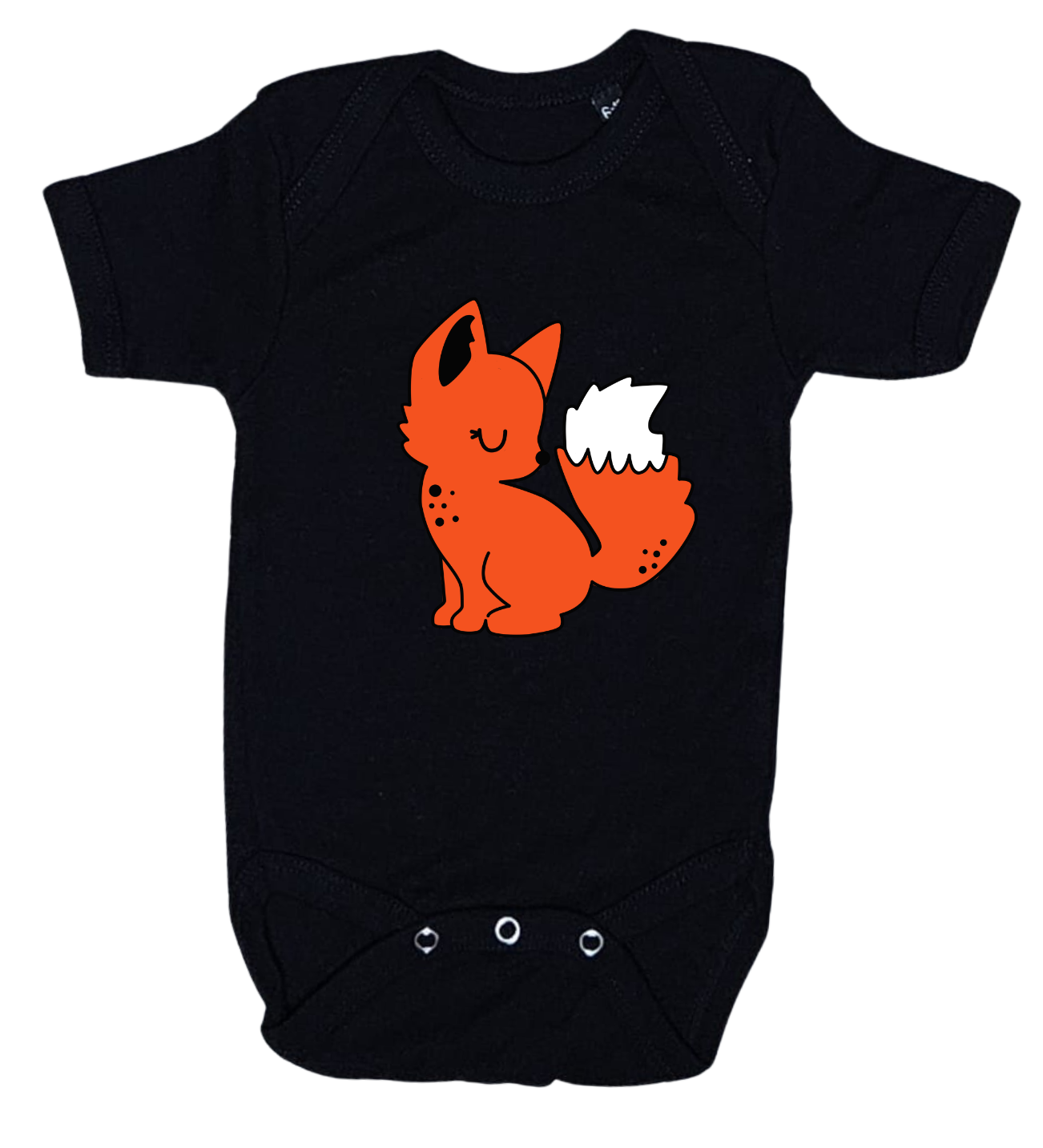 Baby-Body kurzarm, Fuchs