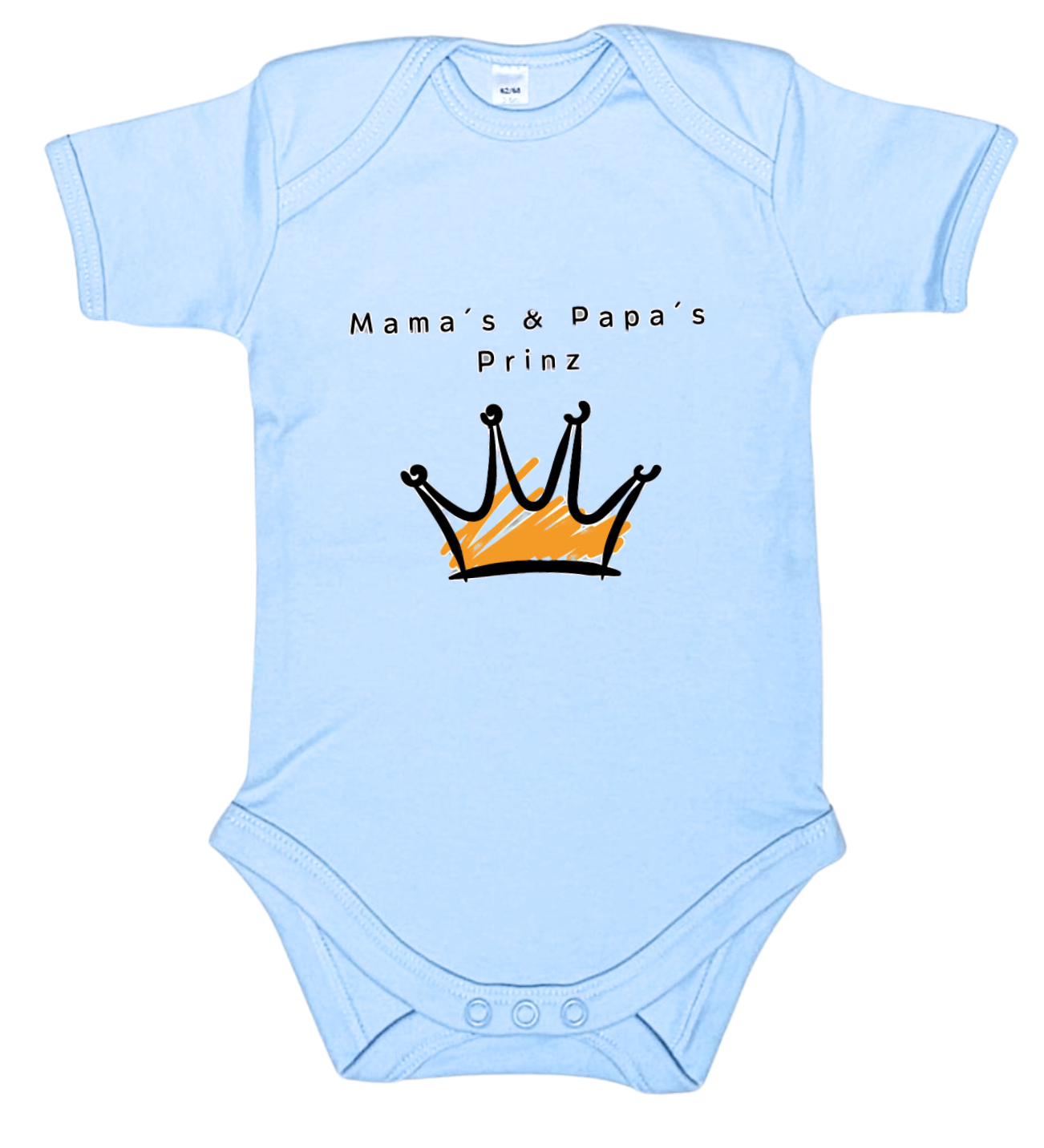 Baby-Body kurzarm, Mama´s & Papa´s Prinz