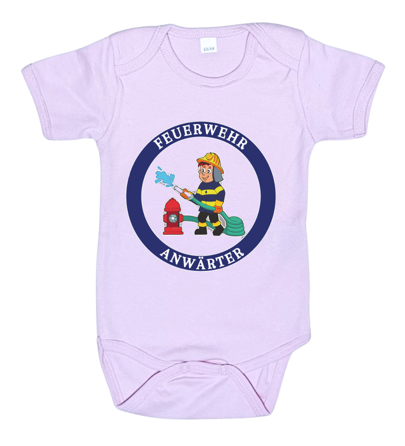 Baby-Body kurzarm, Feuerwehr Anwärter