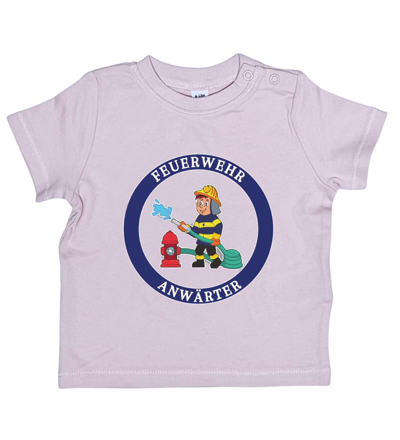 Baby T-Shirt, Feuerwehr Anwärter