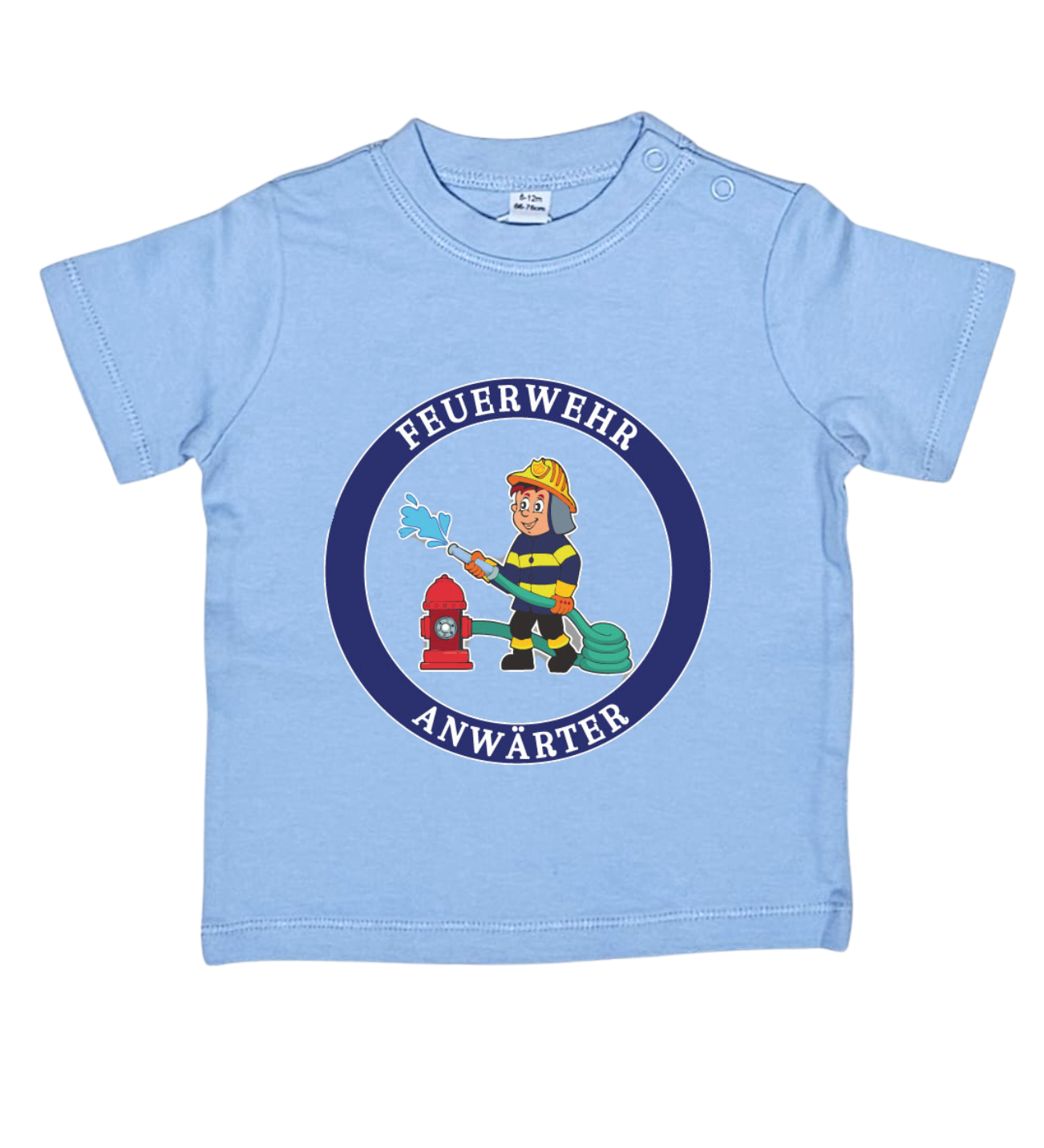 Baby T-Shirt, Feuerwehr Anwärter