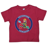 Baby T-Shirt, Feuerwehr Anwärter