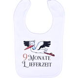 Lätzchen, 9 Monate Lieferzeit