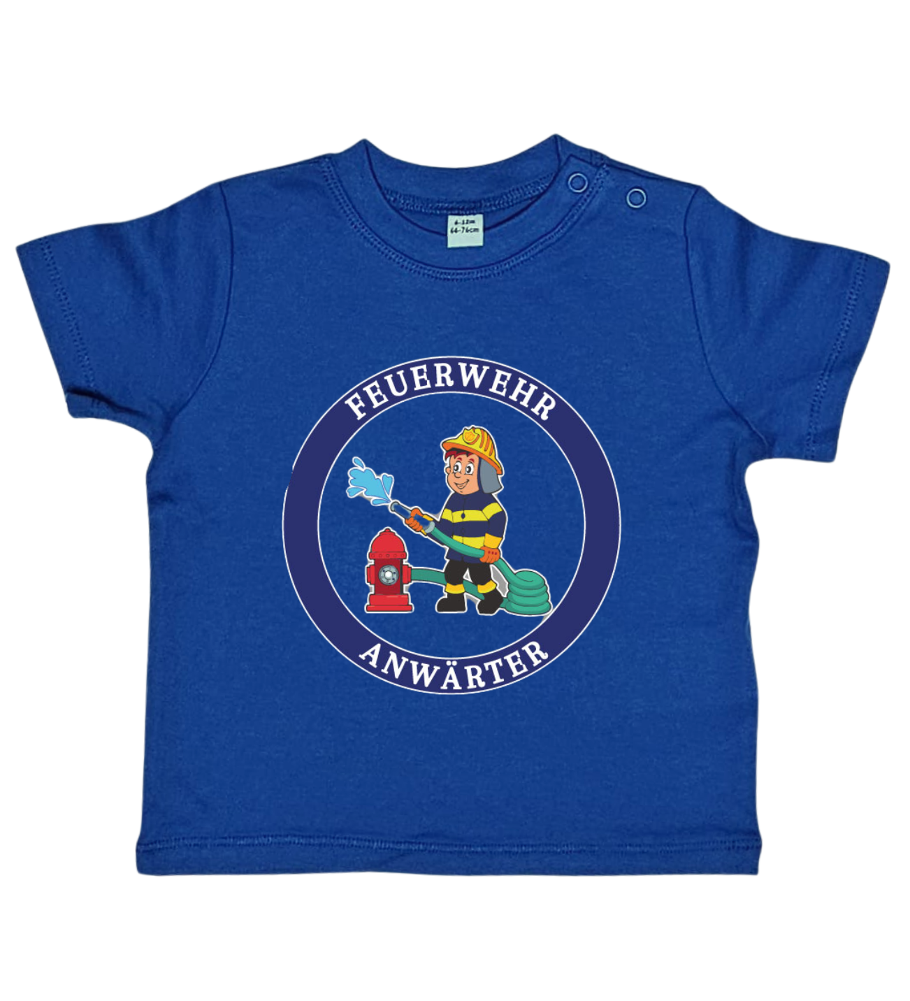 Baby T-Shirt, Feuerwehr Anwärter