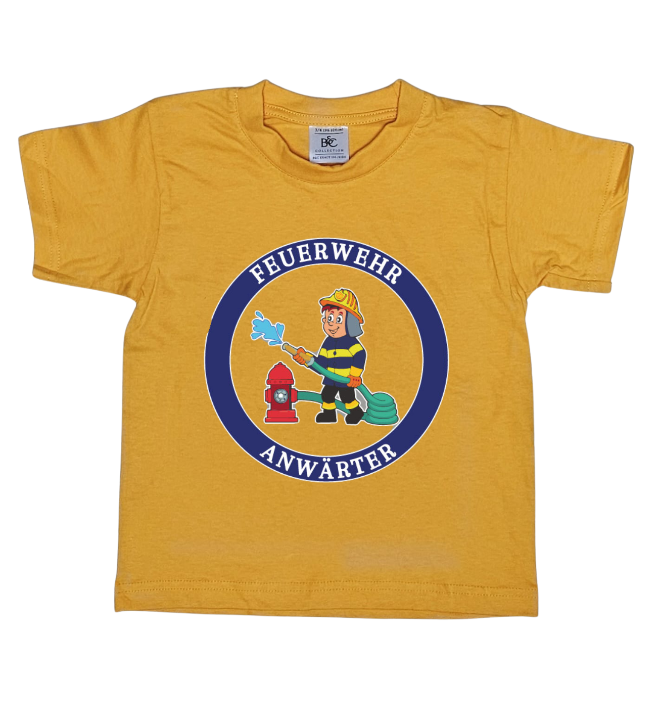 Kinder T-Shirt, Feuerwehr Anwärter