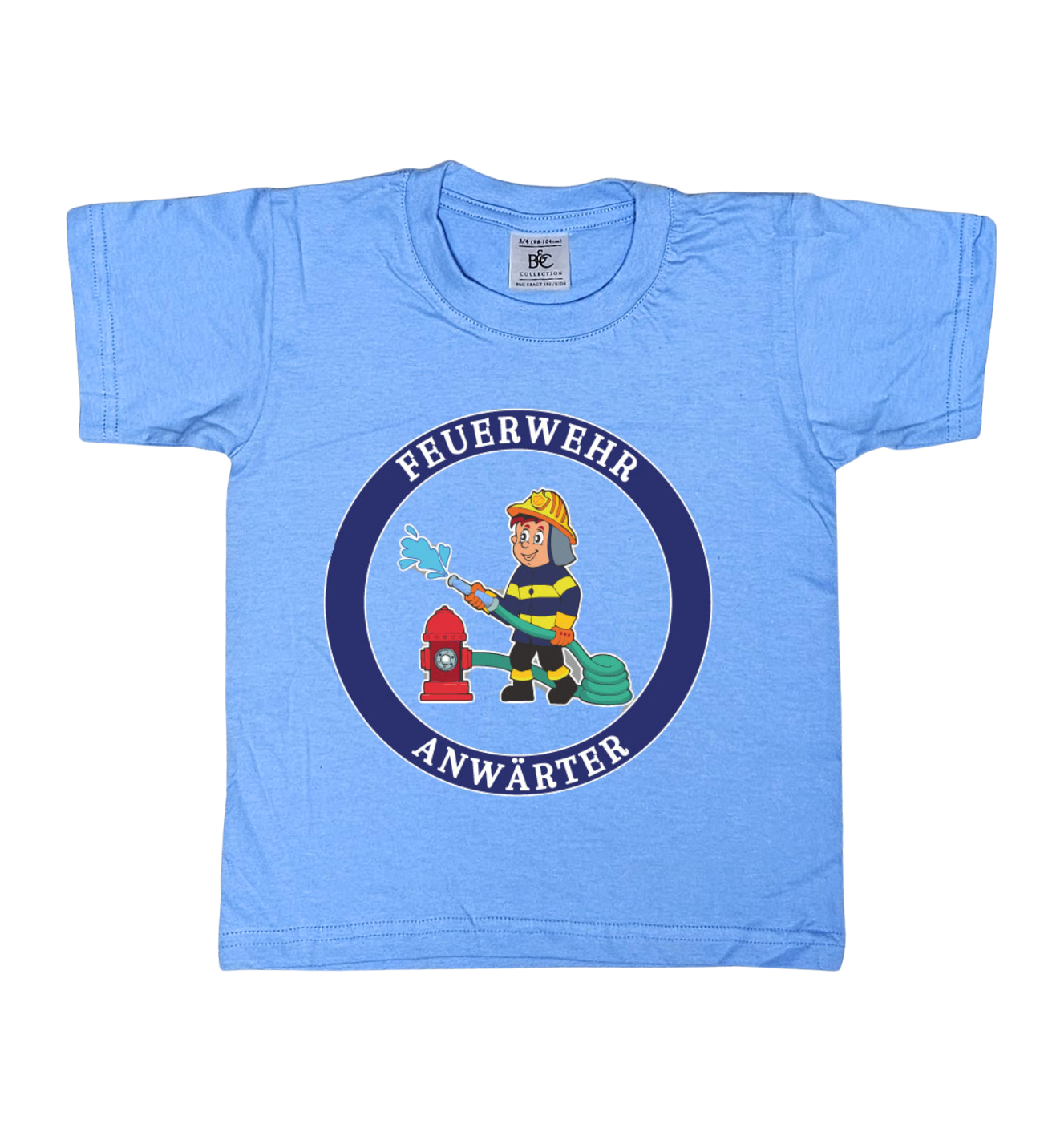 Kinder T-Shirt, Feuerwehr Anwärter