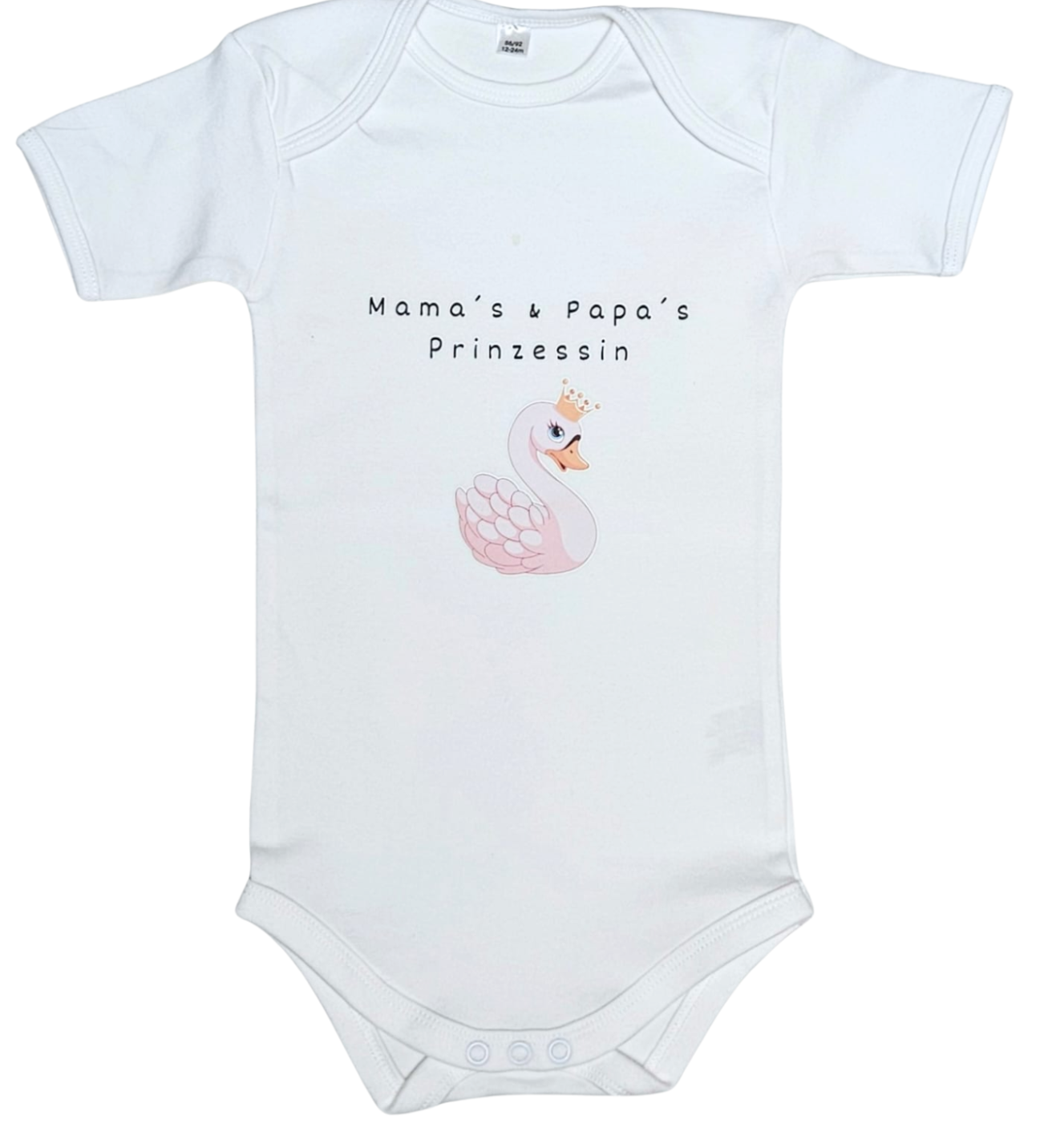 Baby-Body kurzarm, Mama´s & Papa´s Prinzessin