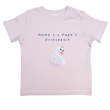 Baby T-Shirt, Mama´s & Papa´s Prinzessin