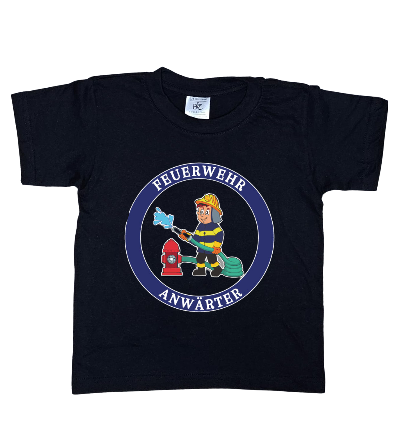 Kinder T-Shirt, Feuerwehr Anwärter