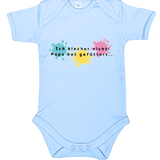 Baby-Body kurzarm, Ich klecker nicht, Papa hat gefüttert