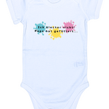 Baby-Body kurzarm, Ich klecker nicht, Papa hat gefüttert