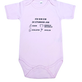 Baby-Body kurzarm, Ich bin ein 24h Job