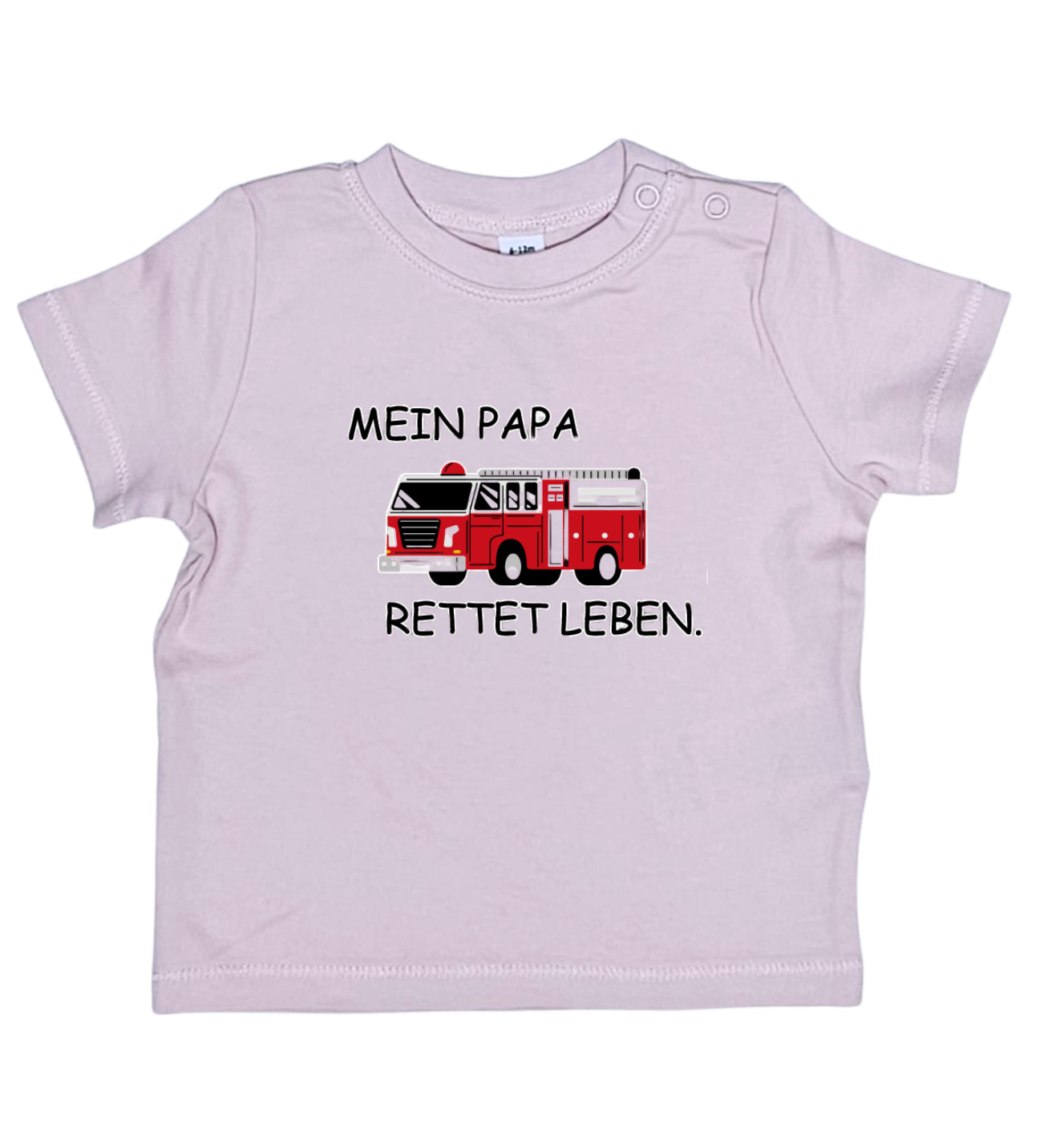 Baby T-Shirt, Mein Papa rettet Leben