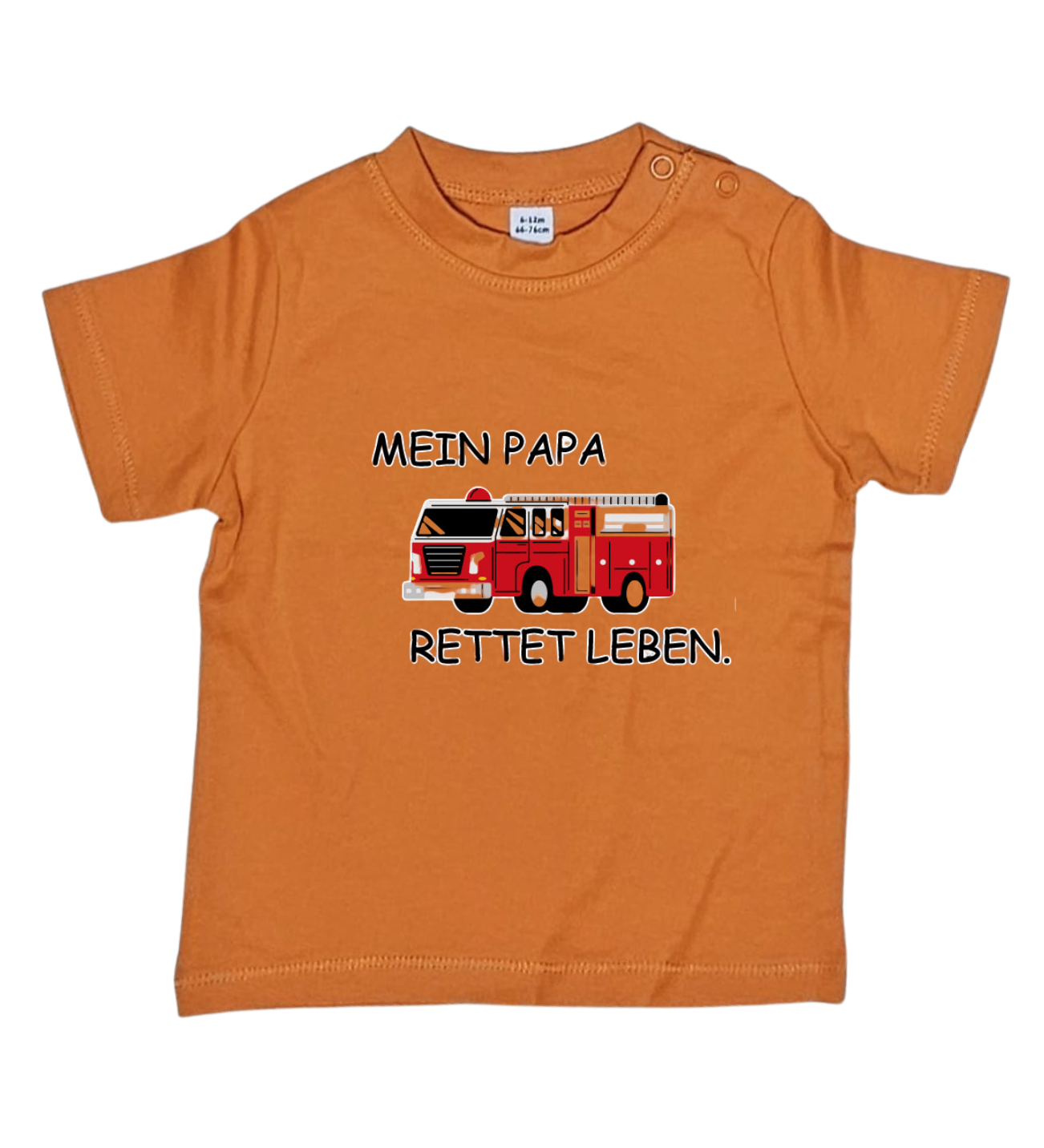 Baby T-Shirt, Mein Papa rettet Leben