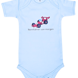 Baby-Body kurzarm, Rennfahrer von morgen