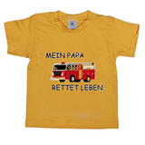 Kinder T-Shirt, Mein Papa rettet Leben