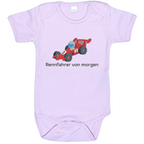 Baby-Body kurzarm, Rennfahrer von morgen