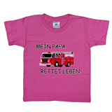 Kinder T-Shirt, Mein Papa rettet Leben