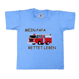 Kinder T-Shirt, Mein Papa rettet Leben