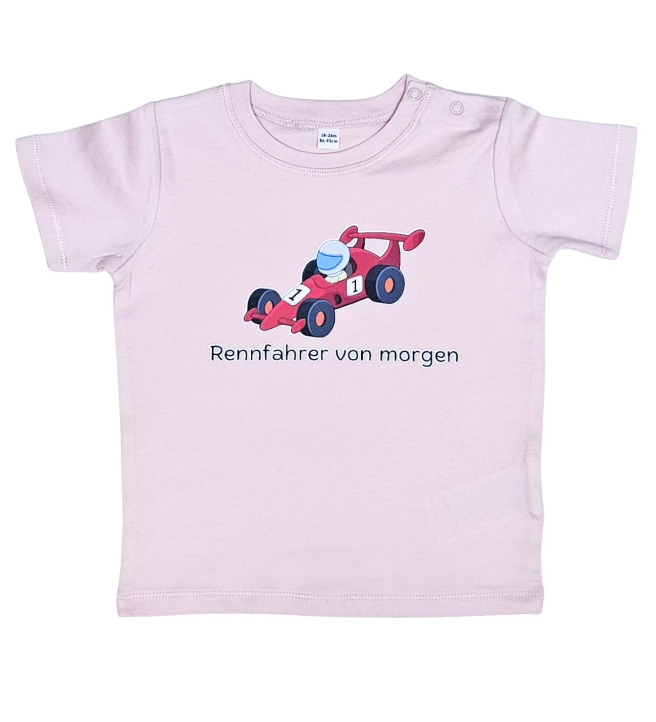 Baby T-Shirt, Rennfahrer von morgen