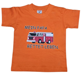 Kinder T-Shirt, Mein Papa rettet Leben