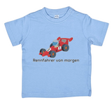 Baby T-Shirt, Rennfahrer von morgen