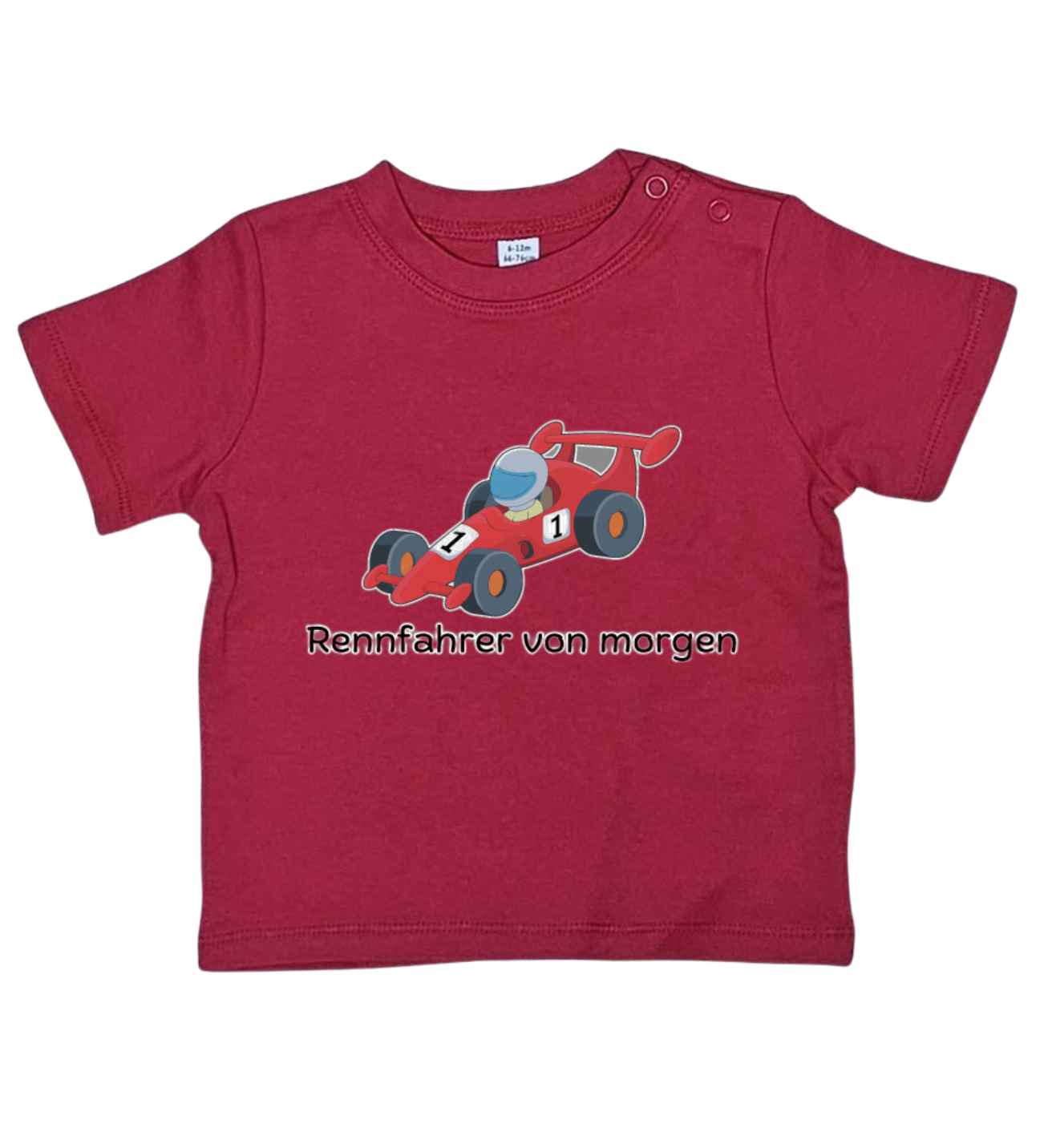 Baby T-Shirt, Rennfahrer von morgen