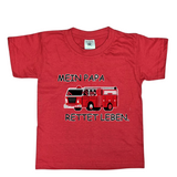 Kinder T-Shirt, Mein Papa rettet Leben
