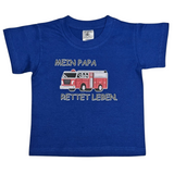 Kinder T-Shirt, Mein Papa rettet Leben