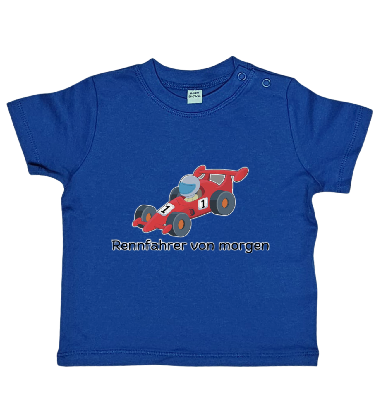 Baby T-Shirt, Rennfahrer von morgen