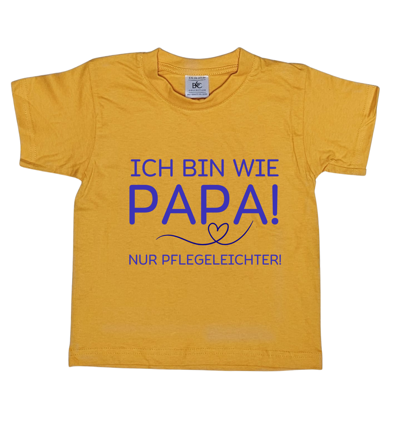 Kinder T-Shirt, Ich bin wie Papa, nur Pflegeleichter