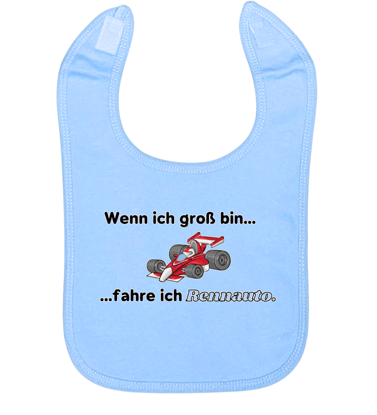 Lätzchen, Wenn ich groß bin, werde ich Rennfahrer