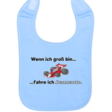 Lätzchen, Wenn ich groß bin, werde ich Rennfahrer