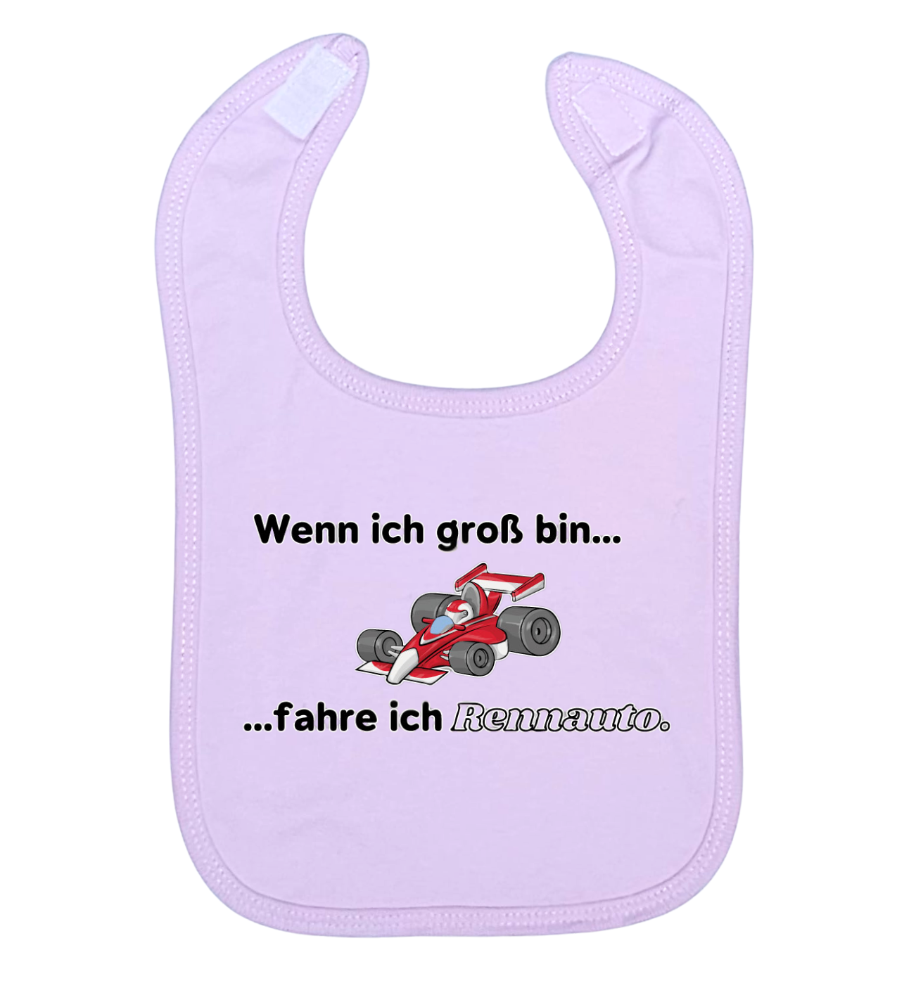 Lätzchen, Wenn ich groß bin, werde ich Rennfahrer
