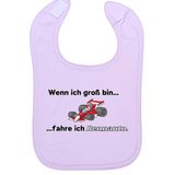 Lätzchen, Wenn ich groß bin, werde ich Rennfahrer