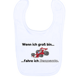 Lätzchen, Wenn ich groß bin, werde ich Rennfahrer