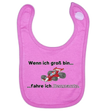 Lätzchen, Wenn ich groß bin, werde ich Rennfahrer