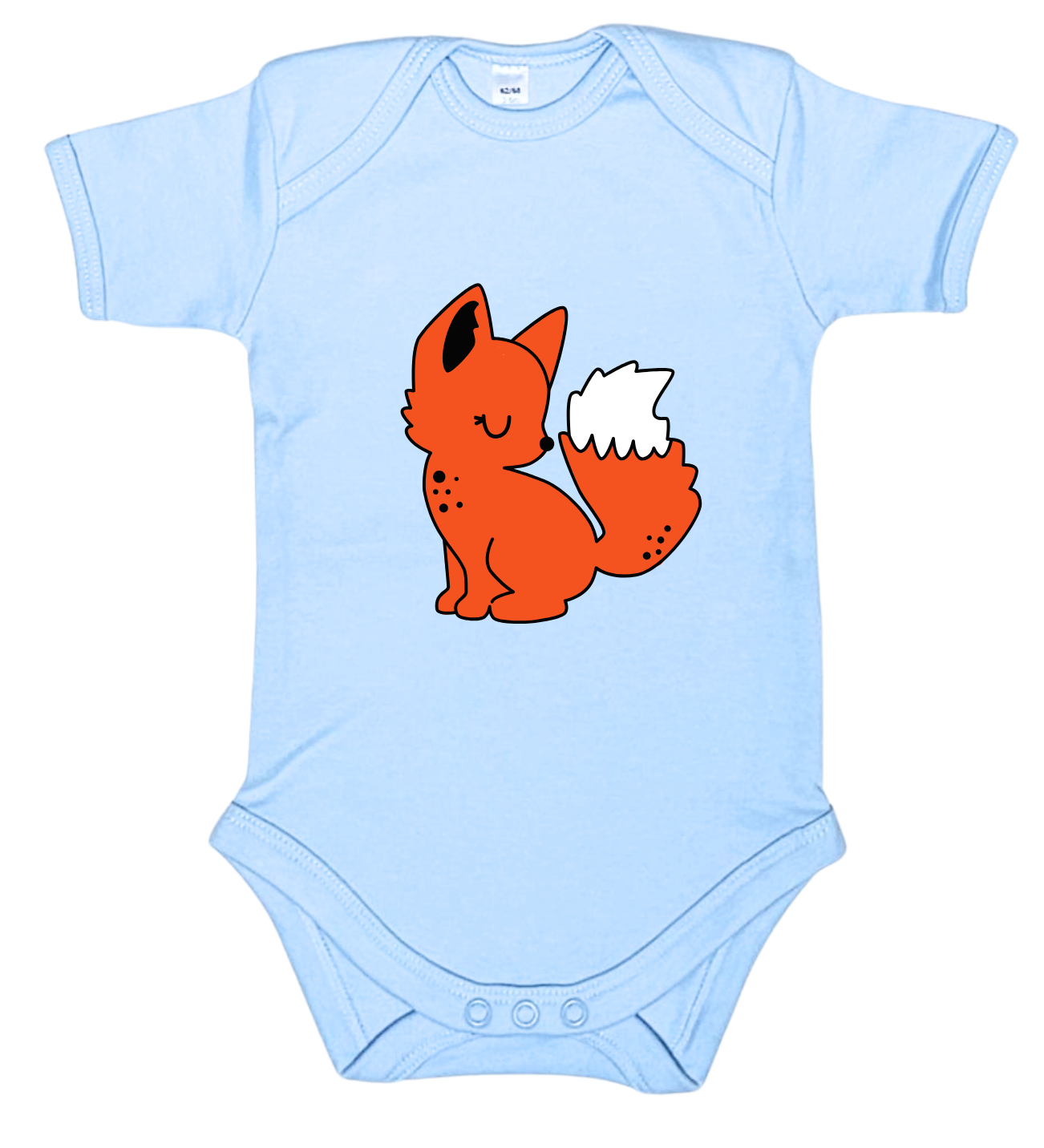 Baby-Body kurzarm, Fuchs