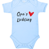Baby-Body kurzarm, Opa´s Liebling