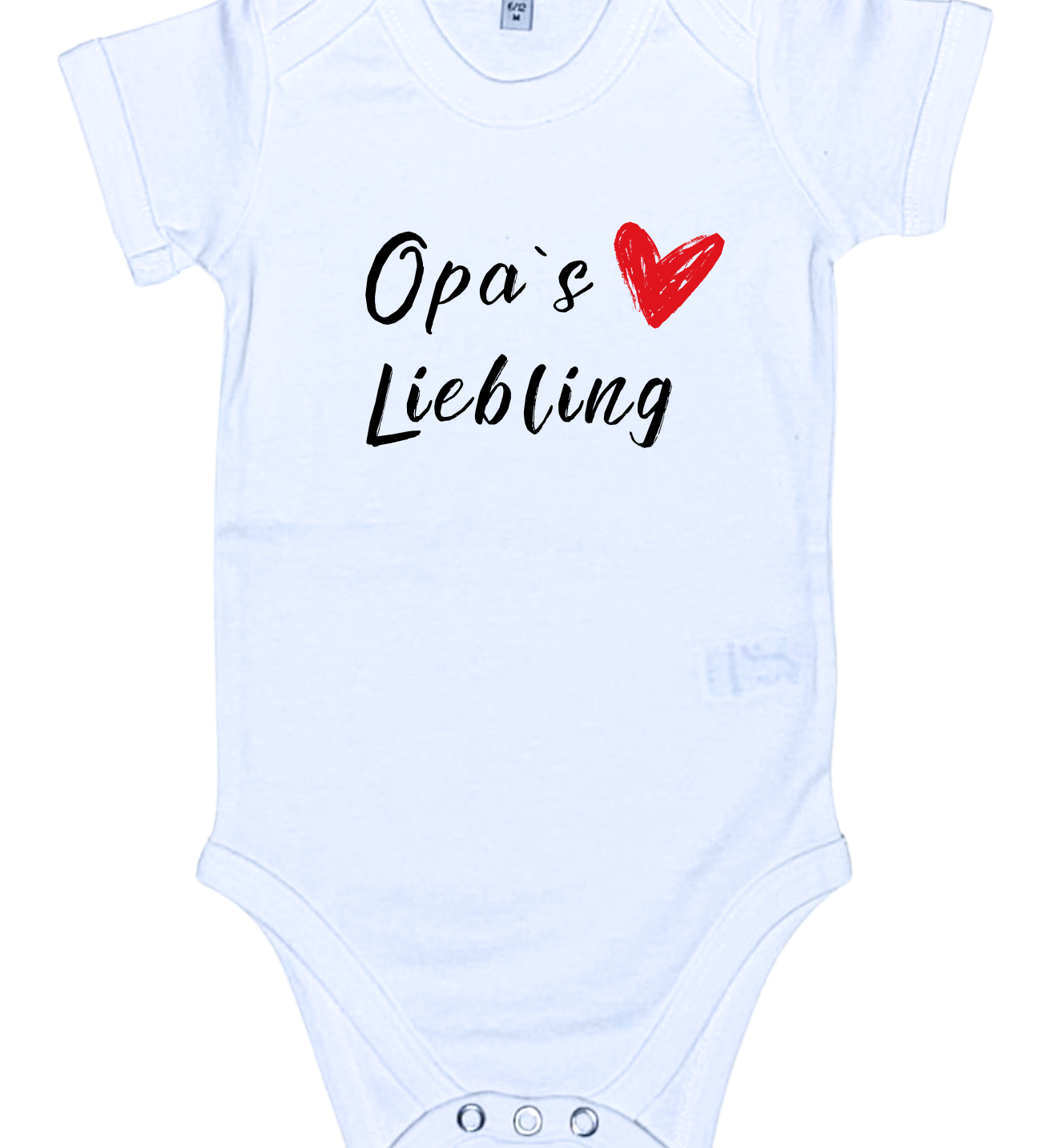 Baby-Body kurzarm, Opa´s Liebling